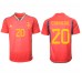 Günstige Spanien Daniel Carvajal #20 Heim Fussballtrikot WM 2022 Kurzarm